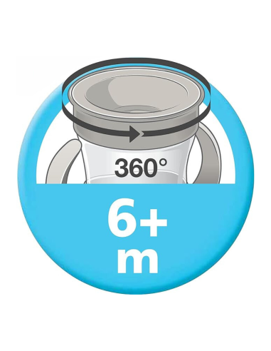 Mini Magic Cup Taza Aprendizaje azul 160ml 6M+ NUK