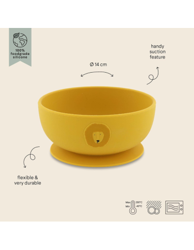 Bol de silicona león con ventosa | Trixie - Nappy.es