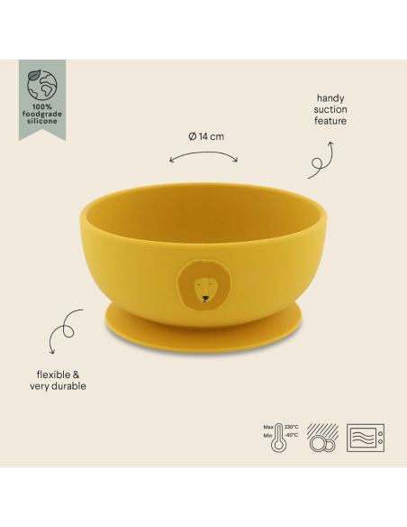 Bol de silicona león con ventosa | Trixie - Nappy.es