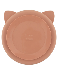 plato-compartimentado-silicona-gato-trixie-1.jpg – Vista frontal del plato. 2