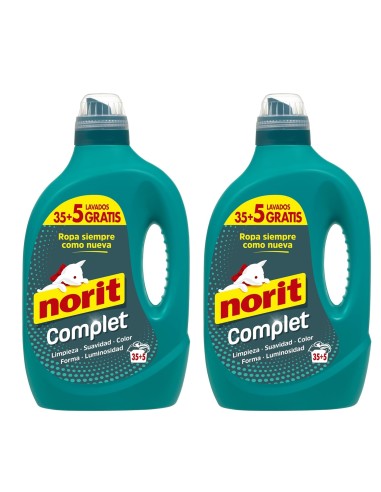 Pack 2 uds. Detergente Norit Complete 1750+ 250 ml 35 +5 lavados