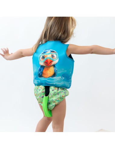 chaleco-flotacion-animales-verde-kiokids