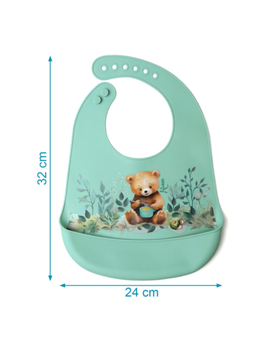 babero-silicona-salvia-kiokids-enrollable