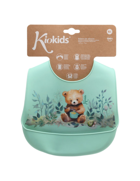 babero-silicona-salvia-kiokids-enrollable