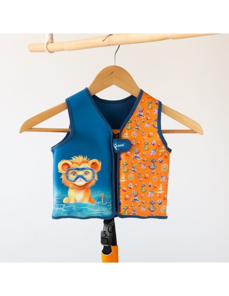 Chaleco neopreno león. Talla S. Kiokids.