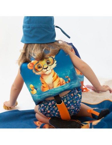 Chaleco neopreno león. Talla S. Kiokids.