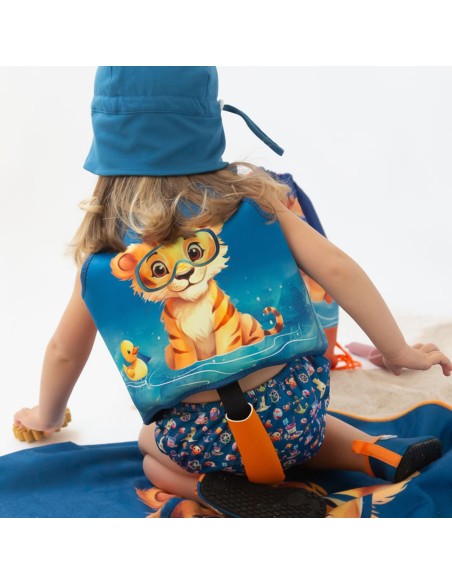 Chaleco neopreno león. Talla S. Kiokids.