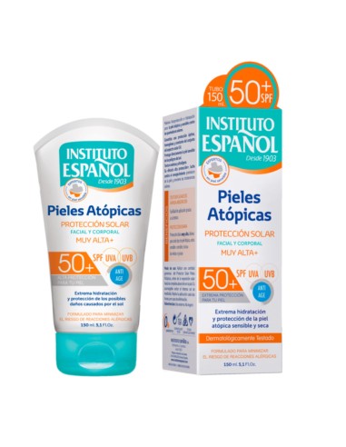 Protector solar SPF50+ Pieles atópicas 150 ml. Instituto Español