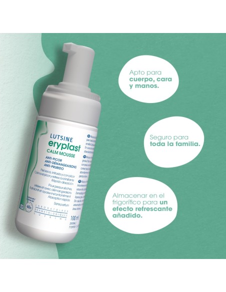 Eryplast Calm Mousse anti-picor 100 ml.