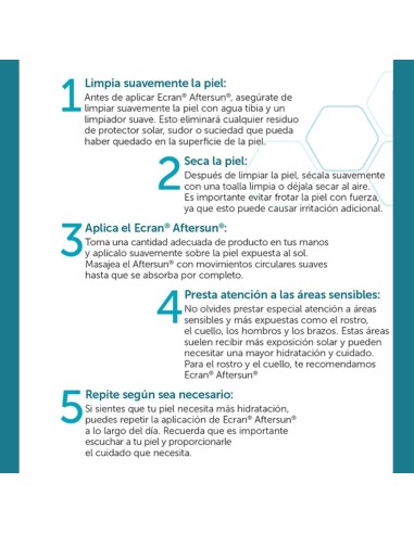 Ingredientes clave de Aftersun Ecran: Aloe Vera y Vitamina E