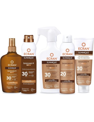 Envase reciclable del aceite solar Ecran Sunnique 100 ml