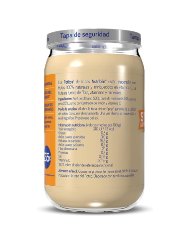 potito-melocoton-pera-platano-nutriben-2.jpg – Detalle de la etiqueta.