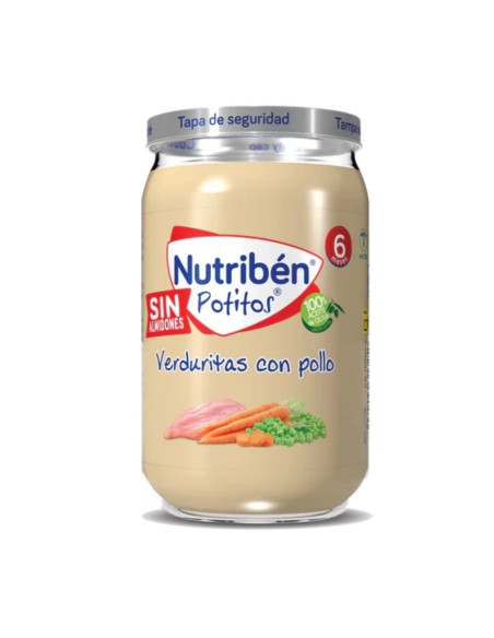 Potito verduritas con pollo | Nutribén - Nappy.es