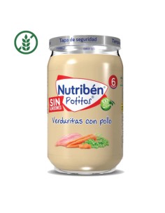 Potito Verduritas con Pollo Tarrito 235g +6M Nutribén