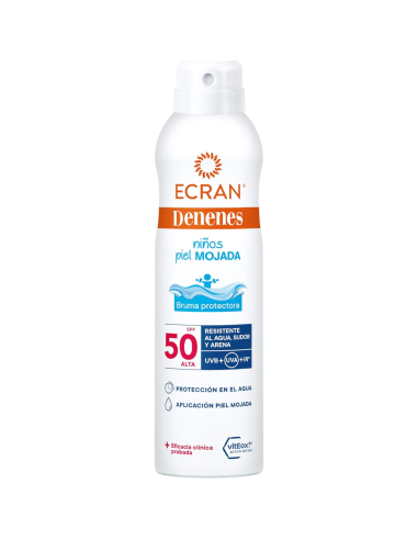 Spray protector solar invisible SPF50 | Denenes Ecran - Nappy.es