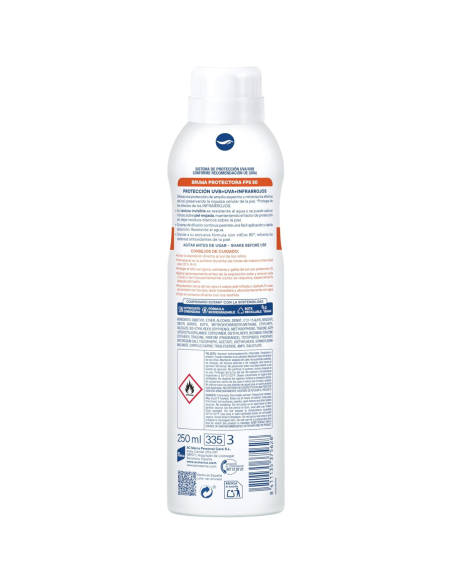 Spray protector solar invisible SPF50 | Denenes Ecran - Nappy.es