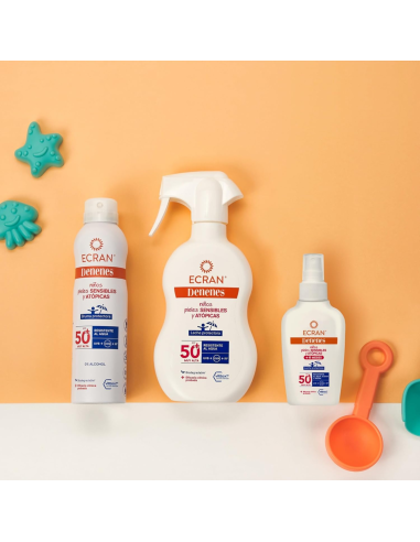 Spray protector solar invisible SPF50 | Denenes Ecran - Nappy.es
