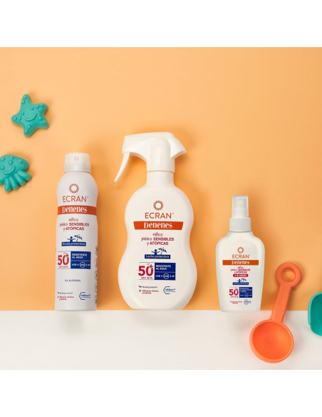 Spray protector solar invisible SPF50 | Denenes Ecran - Nappy.es