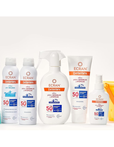 Spray protector solar invisible SPF50 | Denenes Ecran - Nappy.es