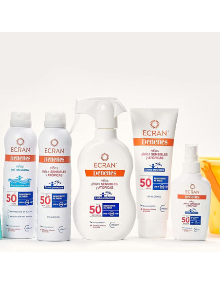 Spray protector solar invisible SPF50 | Denenes Ecran - Nappy.es