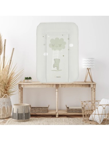 Cambiador blando 70x47cm modelo nube menta | Albero Mio - Nappy.es