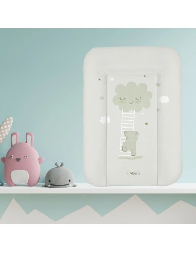 Cambiador blando 70x47cm modelo nube menta | Albero Mio - Nappy.es