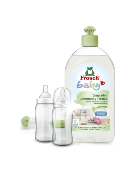 pack-frosch-bebe-detergente-suavizante-quitamanchas-limpiador-biberones-2.jpg – Detalle de los 4 productos del pack.