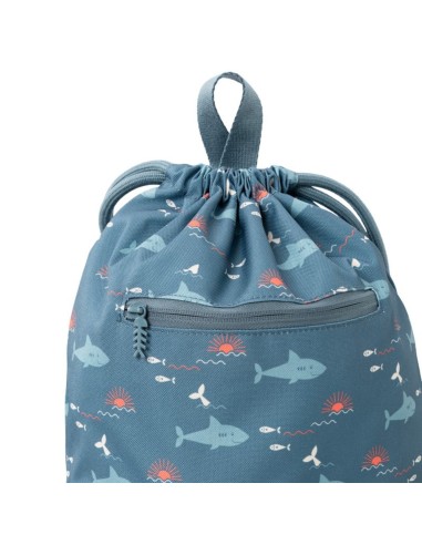 Mochila saco tiburón. Fresk