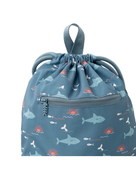 Mochila saco tiburón. Fresk