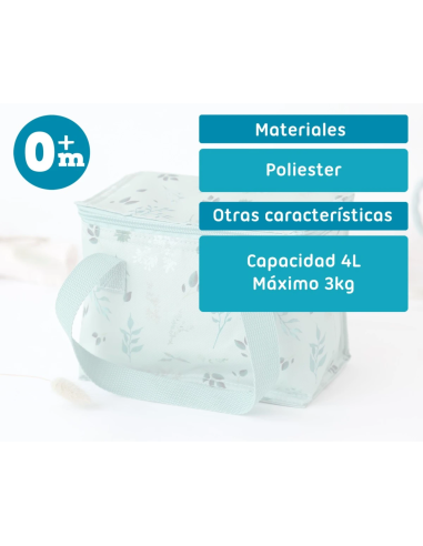 Bolsa térmica alimentos 21x13x16 cm | Kiokids - Nappy.es