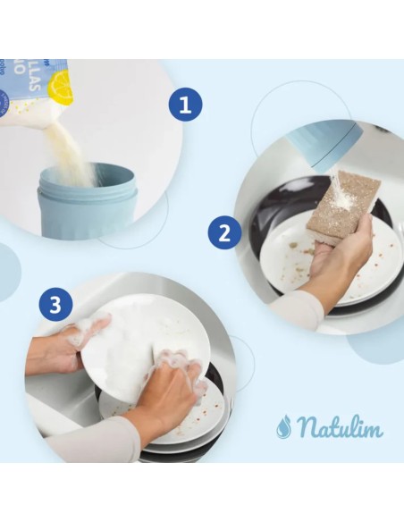 Pack lavavajillas a mano Natulim