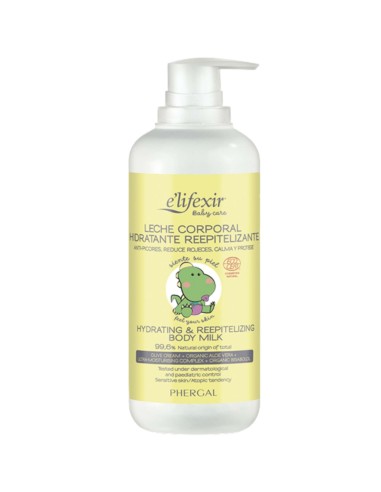 Leche corporal hidratante para bebés 400 ml Elifexir