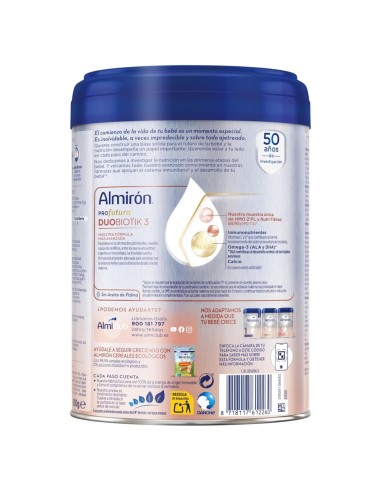 duplo-leche-profutura-duobiotik-3-800g-12m-almiron-3.jpg – Imagen del polvo y cacito.