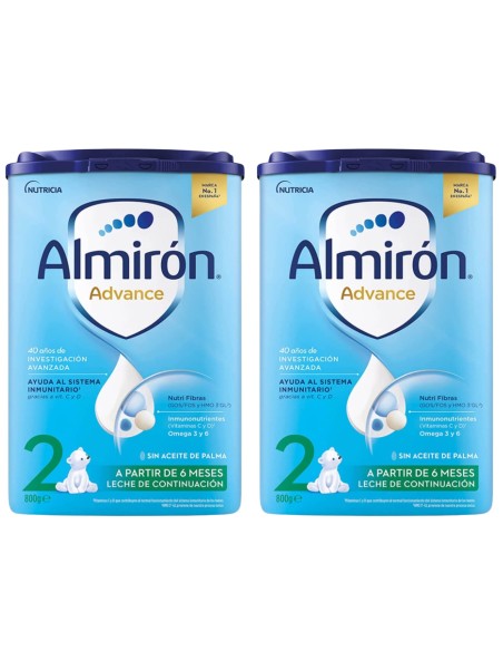 duplo-leche-advance-2-800g-6m-almiron-1.jpg – Vista frontal del pack doble.