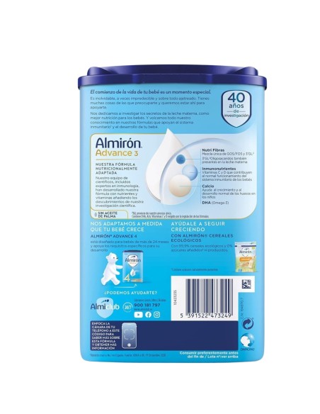 duplo-leche-advance-3-800g-12m-almiron-3.jpg – Imagen del polvo y cacito.