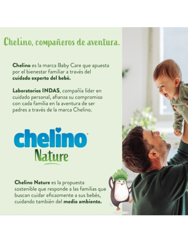 Pack 6 pañales Chelino Nature T2