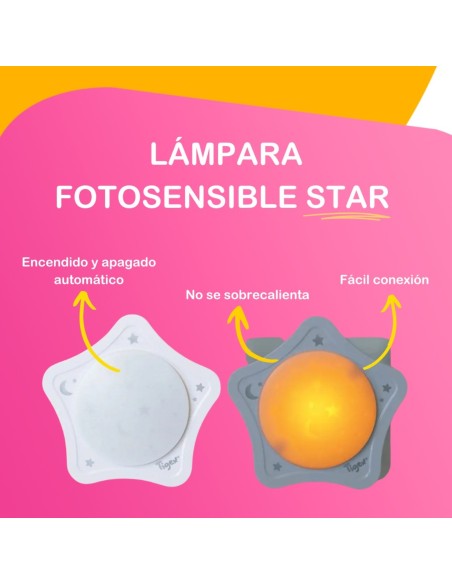 Lámpara Fotosensible Star. Tigex