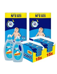 Pack 2 Talla 4 + 2 toallitas Etapas + 2 Norit | Dodot - Nappy.es