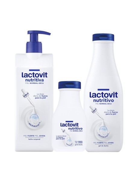 Pack Lactovit nutritivo: Leche corporal+ gel de baño