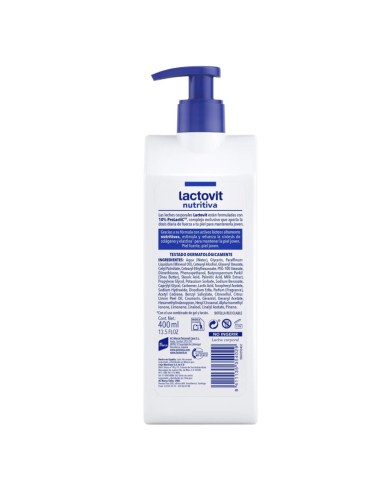 Pack Lactovit nutritivo: Leche corporal+ gel de baño