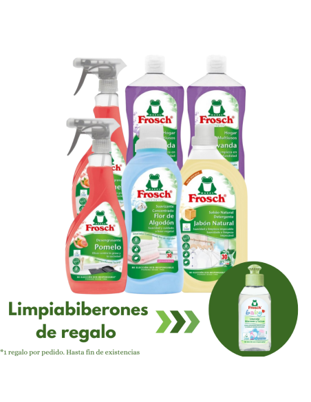 pack-limpieza-6unidades-frosch-1.jpg – Vista frontal del pack Frosch limpieza 6 unidades.