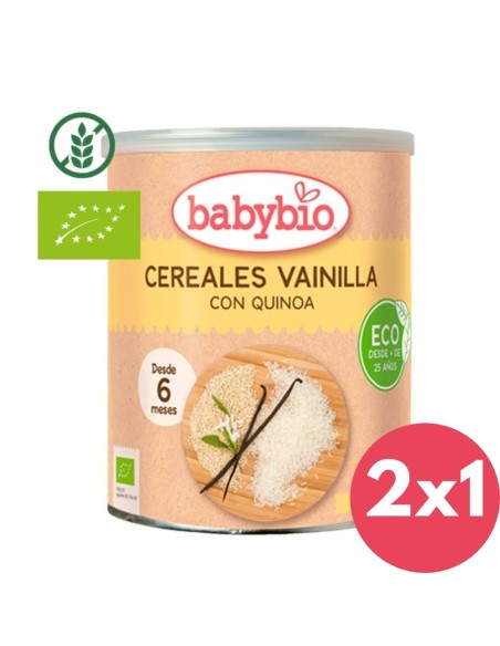 Compra ahora Cereales [ Vainilla & Quinoa] 220 g babybio - Nappy.es