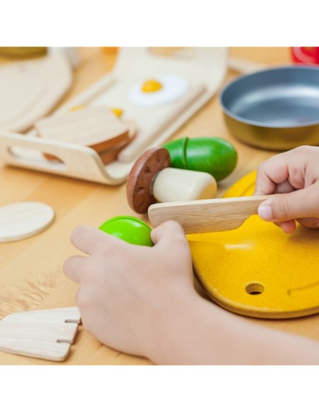 Bandeja de verduras madera +18M. PlanToys