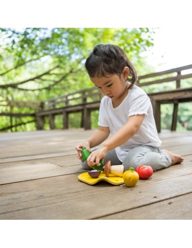 Bandeja de verduras madera +18M. PlanToys