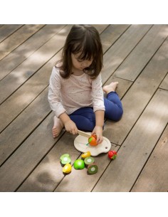 Surtido de frutas madera +18M. Plantoys 2