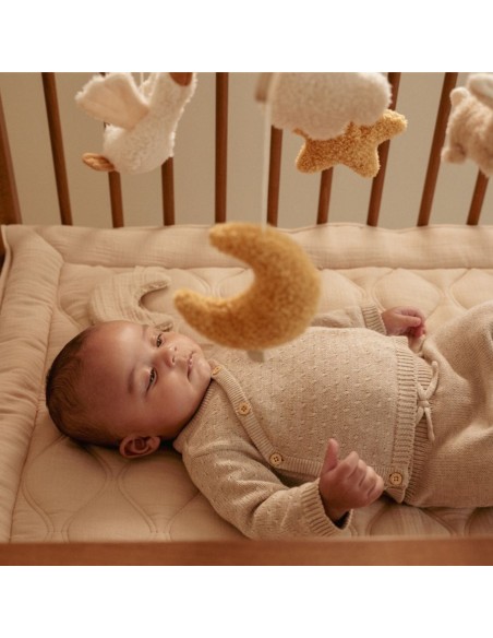 Móvil musical de madera Newborn Naturals FSC. Little Dutch
