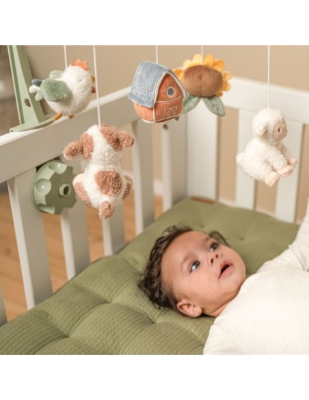 Móvil musical pequeña granja. Little Dutch