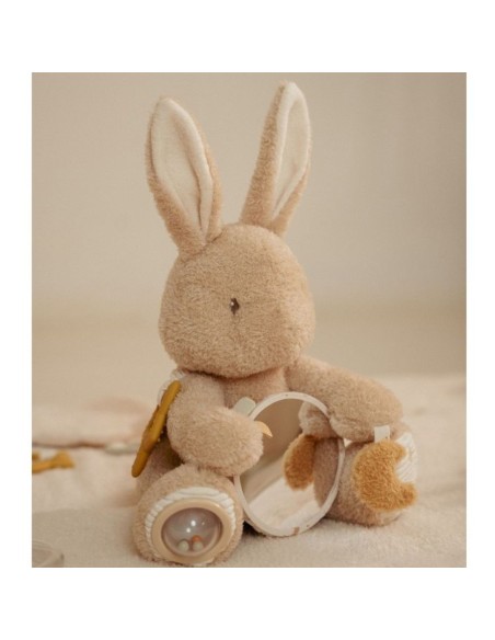 Juguete sensorial conejo Newborn Naturals de Little Dutch para bebés
