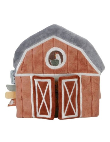 Libro blandito de actividades Little Dutch Little Farm para bebés con texturas