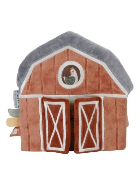 Libro blandito de actividades Little Dutch Little Farm para bebés con texturas